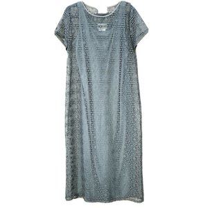 I.N. STUDIO San Francisco Crochet Maxi Dress Sz 16